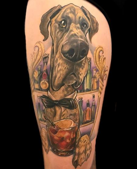 Tattoos - Dog At The Bar - 141480